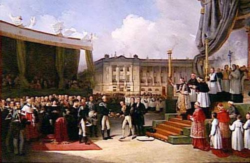 Jean de Beaumetz Inauguration du monument a la memoire de Louis XVI France oil painting art